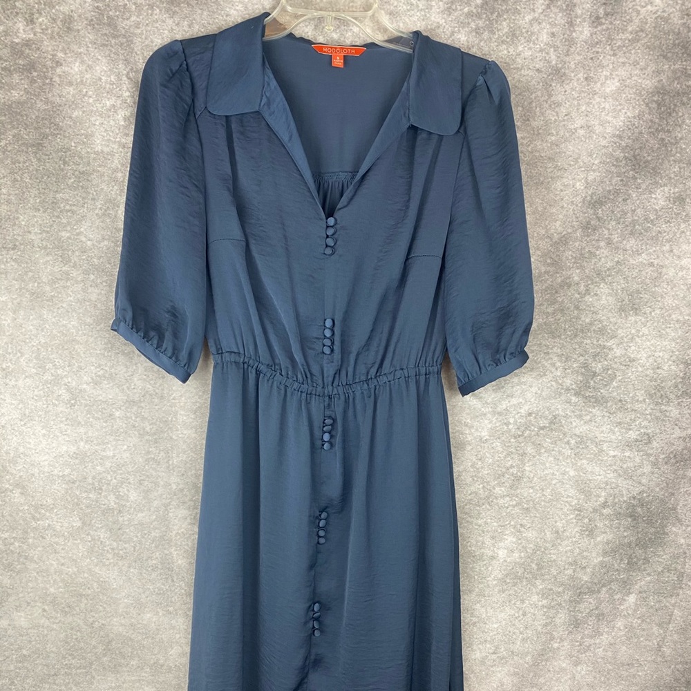 ModCloth navy retro dress